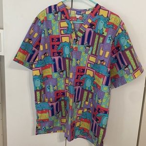 Disney’s Monsters’ Inc. scrub top, Size M